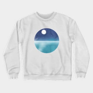 Ocean at night Crewneck Sweatshirt